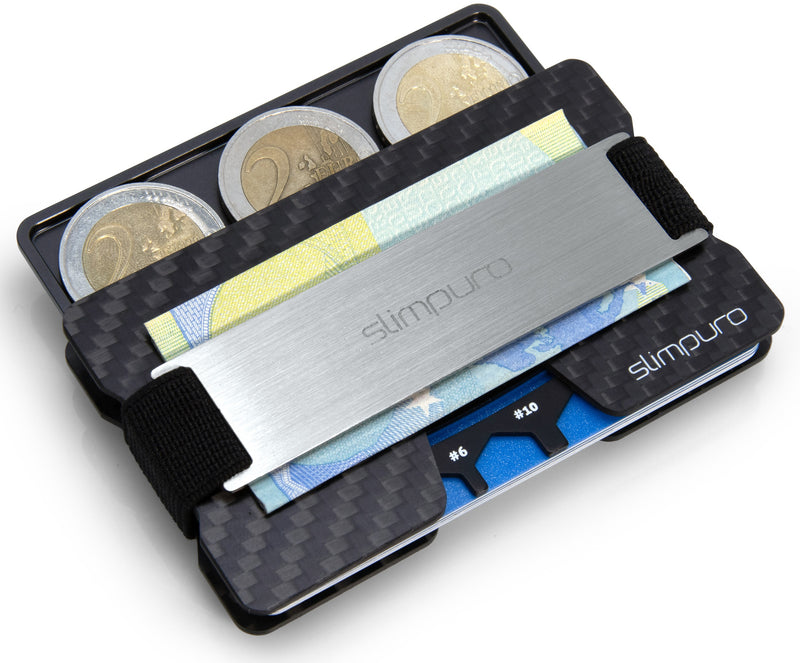 ATTO Carbon Slim Wallet with Metal Money Clip
