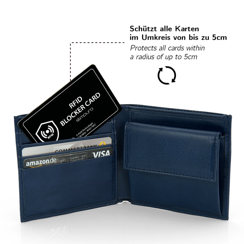 RFID-Blocker Karte RFID-Schutz für Kreditkarten NFC-Blocker - Eine Karte  schützt Die gesamte Geldbörse - Bitte LESEN - superpraktisch Auch für das