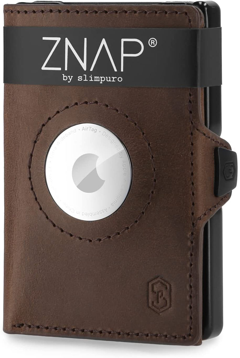ZNAP AirTag Wallet - Kompatibel mit Apple AirTag